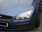 Preview: LED Angel Eyes Scheinwerfer für Ford Focus MK2 04-08 chrom